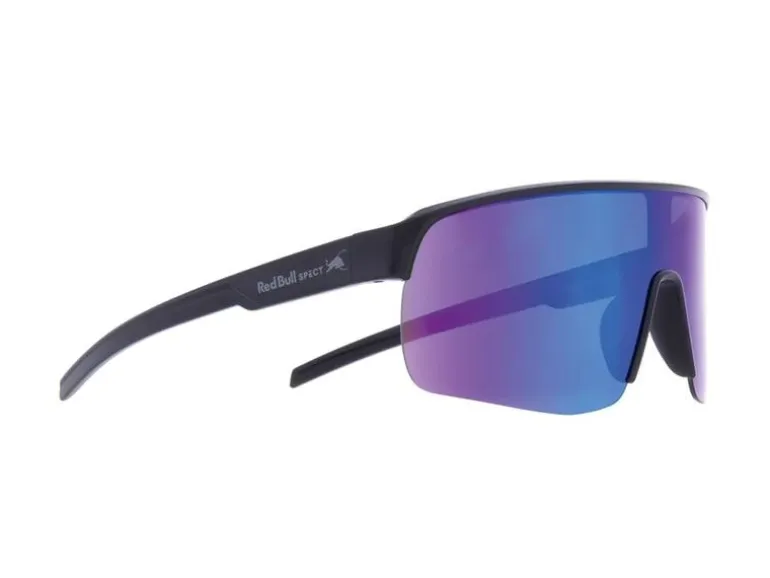 RedBull SPECT Sportbrille Dakota Black, Smoke with Green Mirror