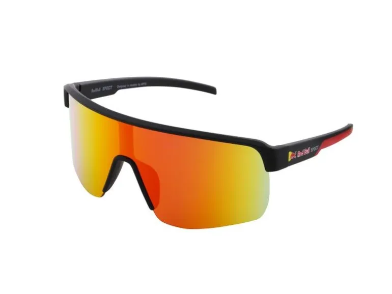 RedBull SPECT Sportbrille Dakota Black, Brown with Red Mirror