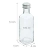 relaxdays Einmachflasche 100 ml, 20 Stück