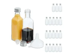 relaxdays Einmachflasche 100 ml, 20 Stück