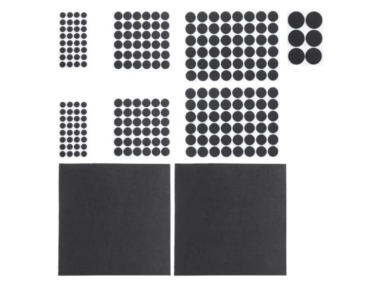 relaxdays Filzgleiter Filzgleiter Set selbstklebend Schwarz 240er Pack