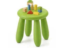 relaxdays Kindersitzhocker Grün