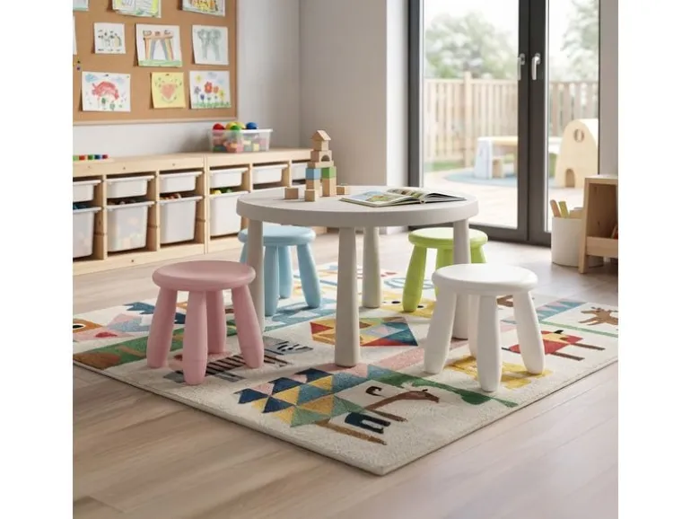 relaxdays Kindersitzhocker Grün
