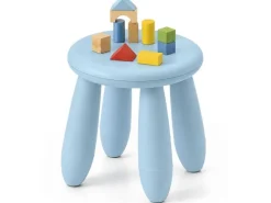 relaxdays Kindersitzhocker Blau