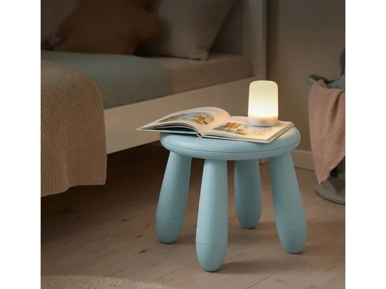 relaxdays Kindersitzhocker Blau