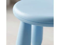 relaxdays Kindersitzhocker Blau
