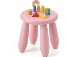 relaxdays Kindersitzhocker Rosa
