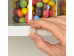 relaxdays Möbelstopper Silikon Transparent 222 Stück