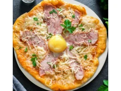 relaxdays Pizzastein Rund