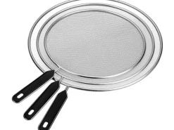 relaxdays Spritzschutzdeckel 3er Set