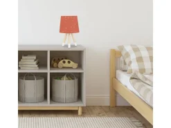 relaxdays Tischlampe Sterne Hellbraun