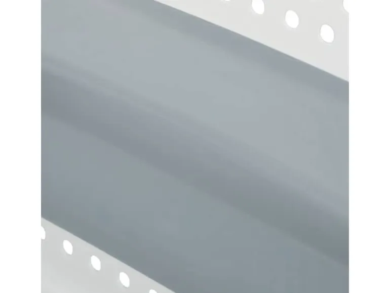 relaxdays Wäschekorb 37 l, Grau/Weiss