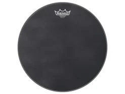 Remo Ambassador Black Suede, 14", glatt, Resonanzfell