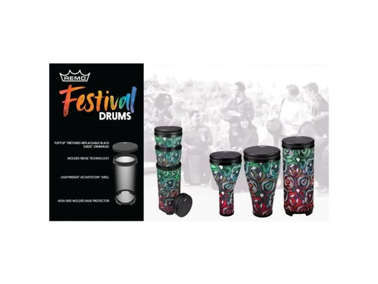 Remo Festival 10 Zoll, Tribal Green