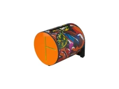 Remo Rhythm Log Trommel 7" Kunststoff Orange
