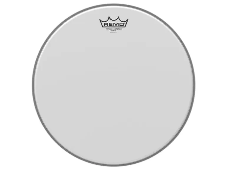 Remo Vintage Emperor Coated 12" weiss aufgeraut