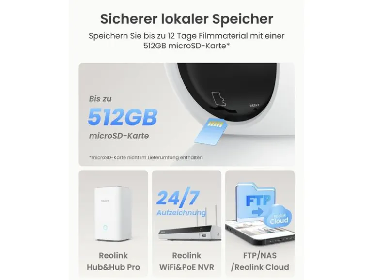 Reolink Netzwerkkamera E340 4K/ 8 MP