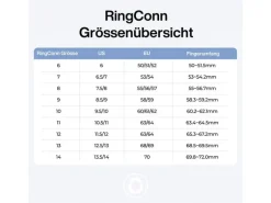RingConn Smart Ring Gen 2 Air Grösse 10 Silber