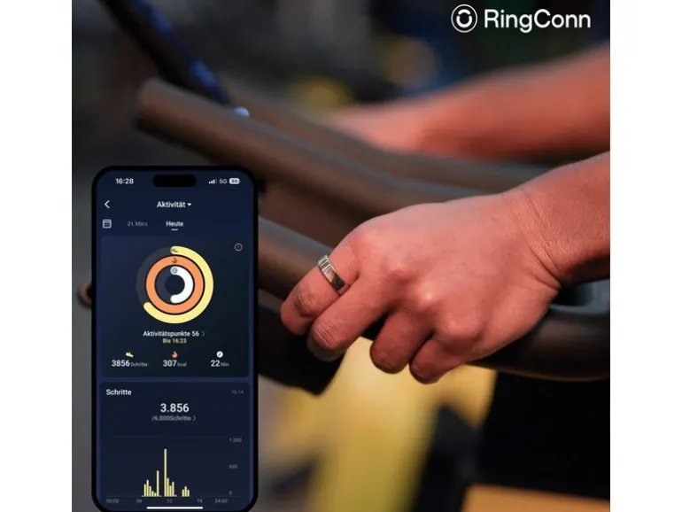 RingConn Smart Ring Gen 2 Air Grösse 8 Gold