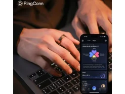 RingConn Smart Ring Gen 2 Air Grösse 6 Silber