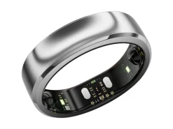 RingConn Smart Ring Gen3, Gr.11 Schwarz/Silber
