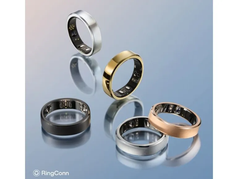 RingConn Smart Ring Gen3, Gr.8 Silber