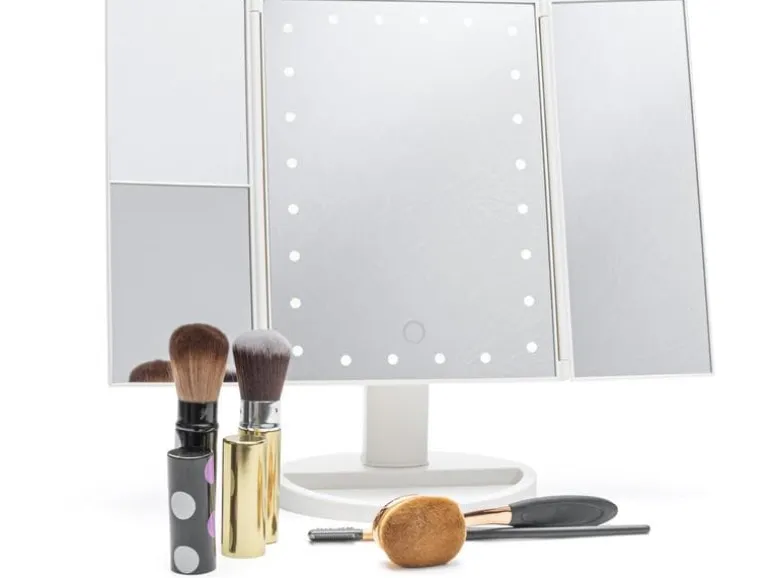 Rio Kosmetikspiegel 3 Way Makeup Mirror Weiss