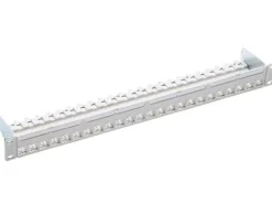 R&M Patchpanel 24 Port Cat 6A 1HE 19" geschirmt, leer