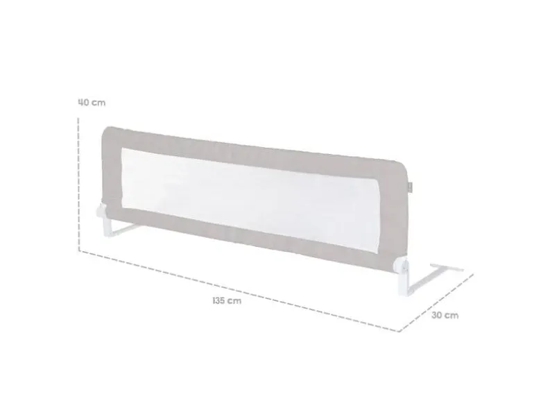 roba Bettgitter Klipp-Klapp Taupe 135 x 51 cm