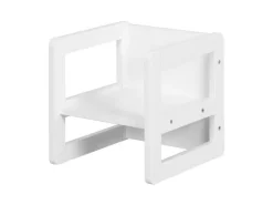 roba Kindersitzgruppe 3in1 Holz Weiss