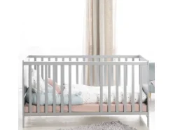 roba Kombi-Kinderbett 70 x 140 cm Holz Taupe umbaubar