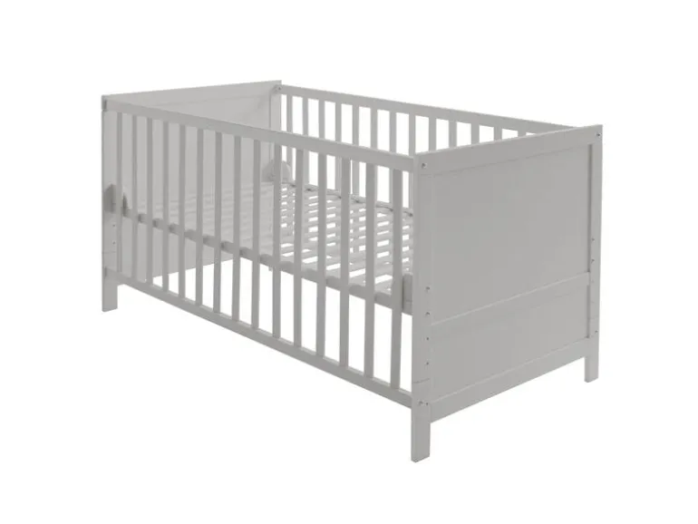 roba Kombi-Kinderbett 70 x 140 cm Holz Taupe umbaubar