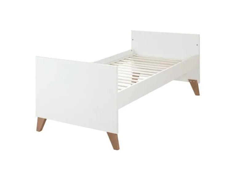 roba Kombi-Kinderbett 70 x 140 cm Weiss dunkle Eiche