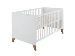 roba Kombi-Kinderbett 70 x 140 cm Weiss dunkle Eiche