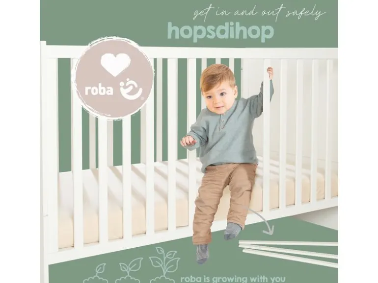 roba Kombi-Kinderbett 70 x 140 cm Weiss