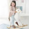roba Schaukeltier Einhorn Grau/Gold/Weiss