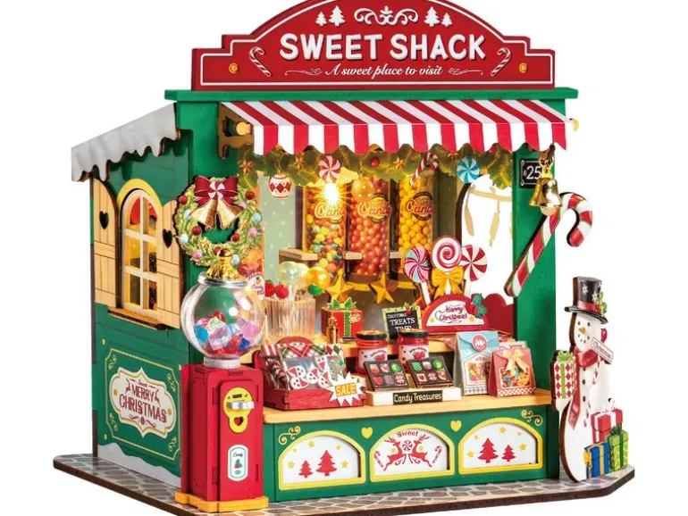 Rolife Bausatz Christmas Candy Stand DIY Holzmodellbau