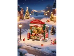 Rolife Bausatz Christmas Candy Stand DIY Holzmodellbau