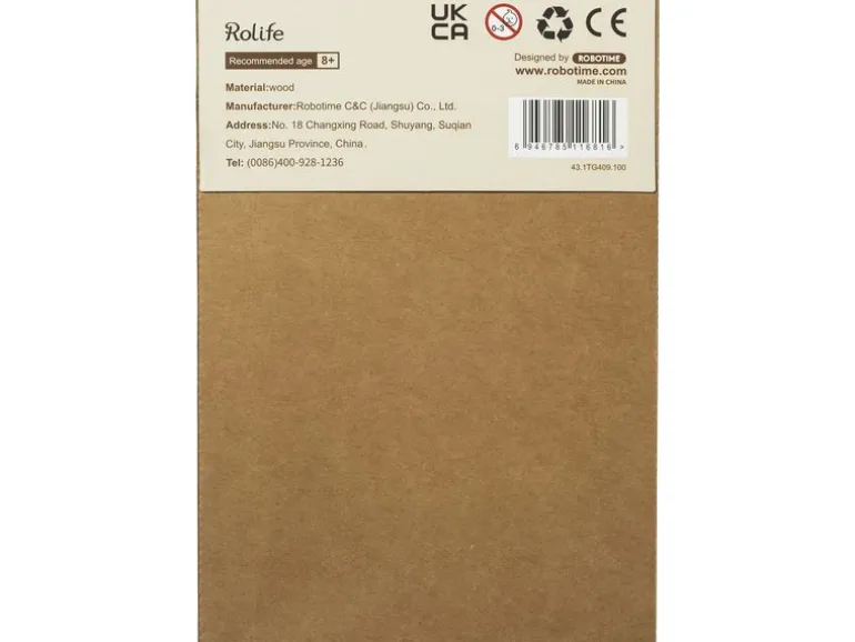 Rolife Bausatz Drum kit Schlagzeug 3D-Holzpuzzle 246 Teile
