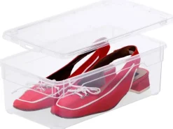 Rotho Aufbewahrungsbox Lady Shoe Transparent, 4 tlg.