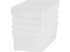 Rotho Aufbewahrungsbox Lady Shoe Transparent, 4 tlg.
