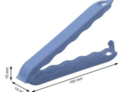 Rotho Verschlussclip ONDA 10 Stück, Blau
