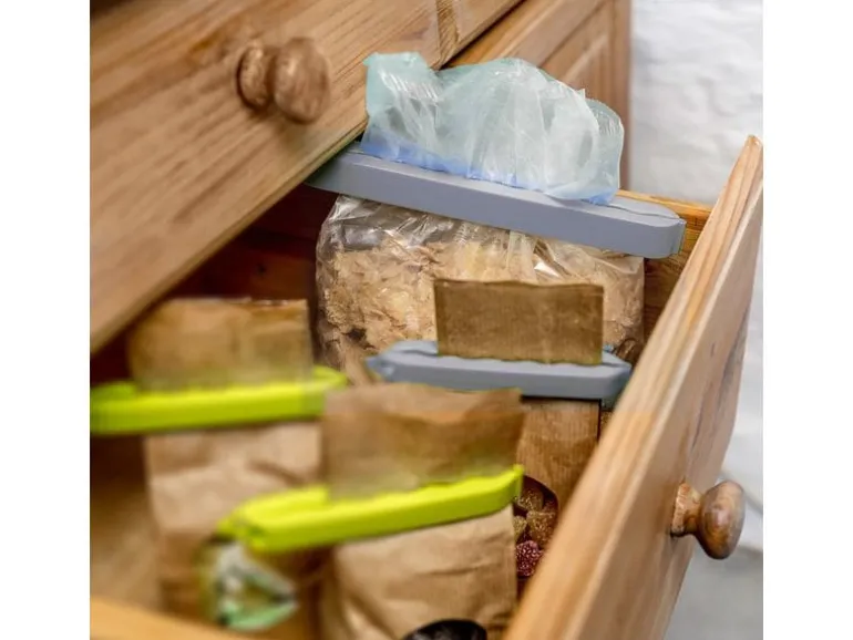 Rotho Verschlussclip ONDA 10 Stück, Blau