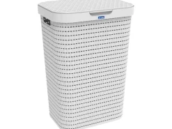 Rotho Wäschesammler Country 55 l, Weiss