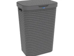 Rotho Wäschesammler Country 55 l, Anthrazit
