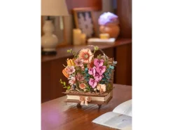 Rowood Bausatz Wooden Blooming Book 3D-Holzpuzzle Diorama 522 Teile