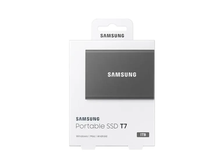 Samsung Externe SSD Portable T7 Non-Touch, 1024 GB, Titanium
