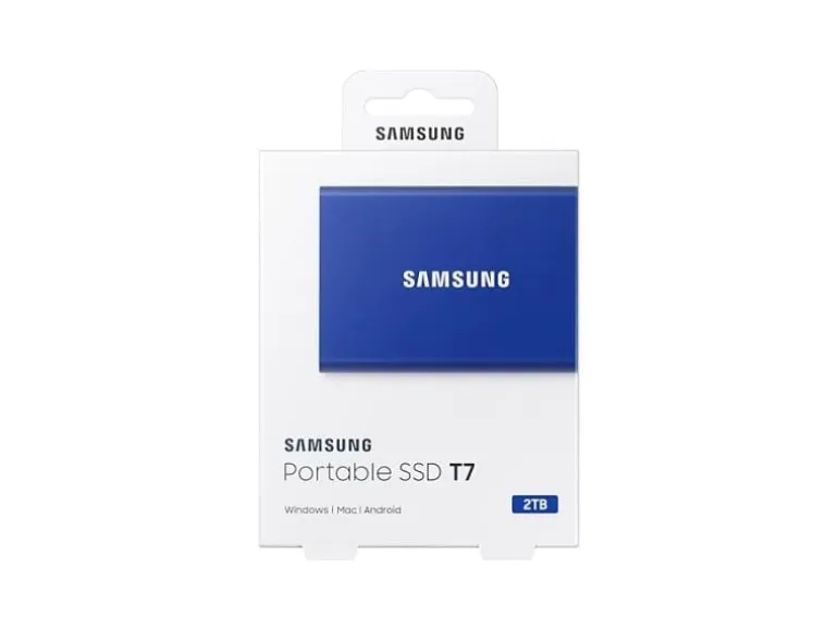 Samsung Externe SSD Portable T7 Non-Touch, 2000 GB, Indigo