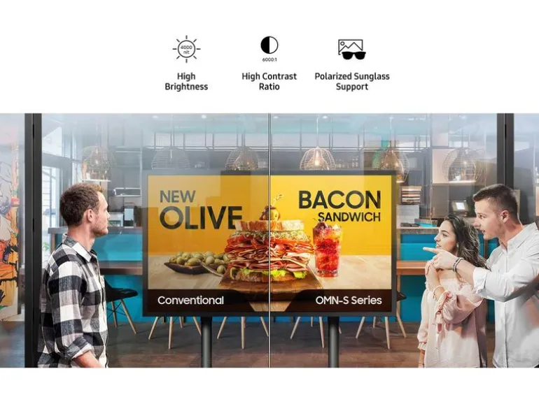 Samsung Public Display Semi-Outdoor OM55NS 55 "