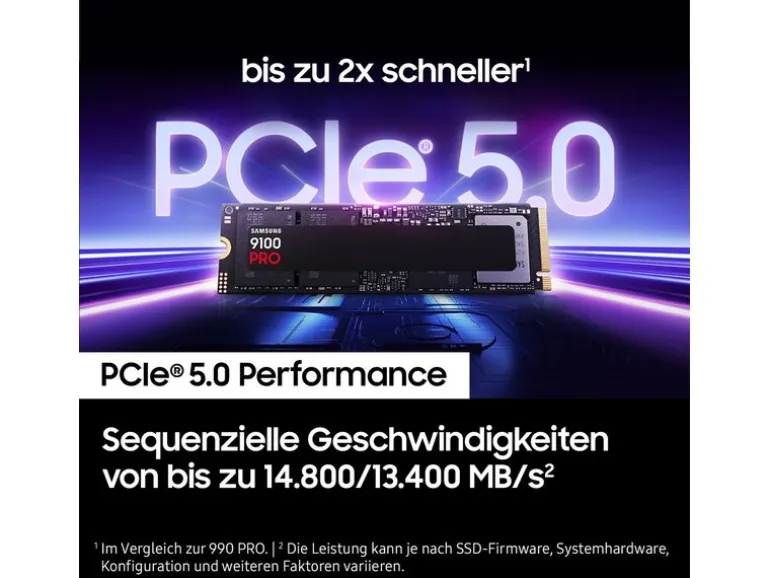Samsung SSD 9100 PRO M.2 2280 NVMe 1024 GB